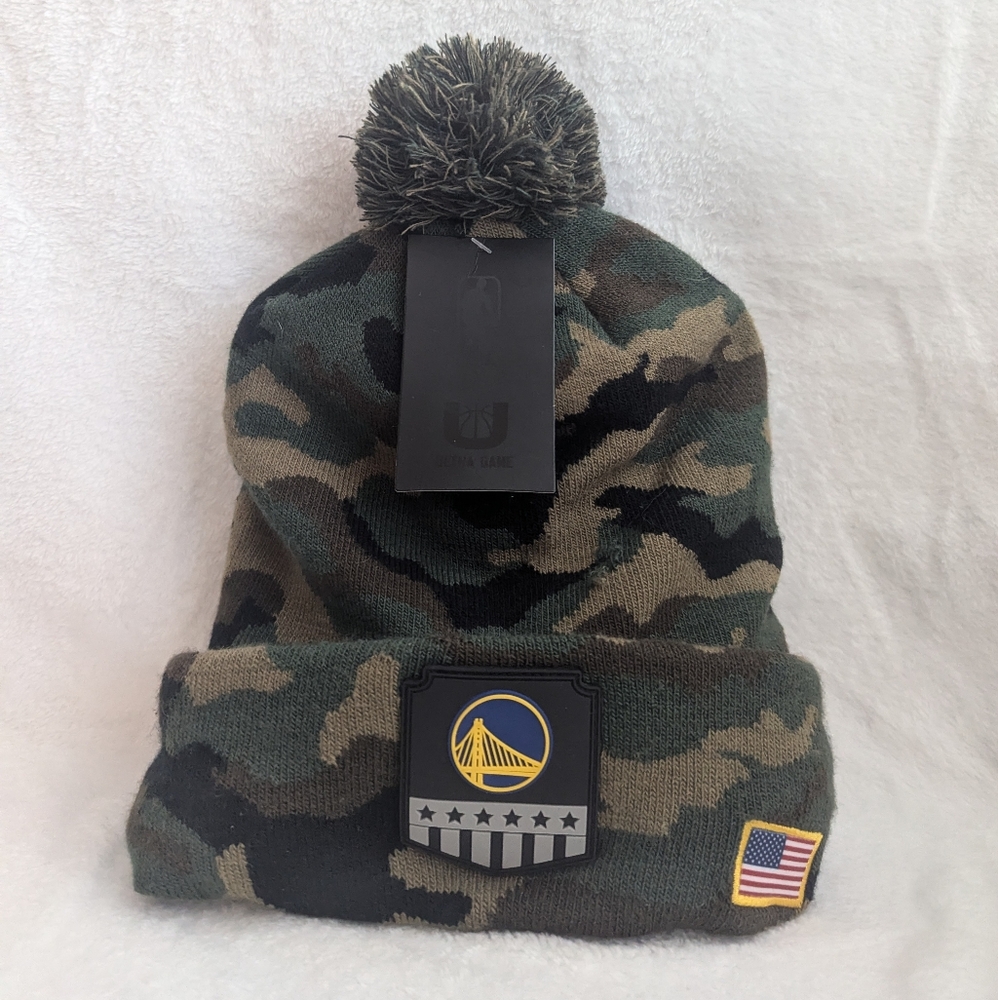 Golden State Warriors Camo Beanie